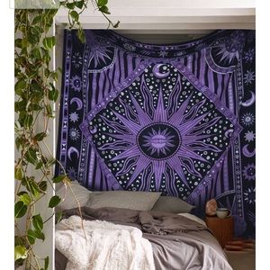 Purple and Black Sun Tapestry!